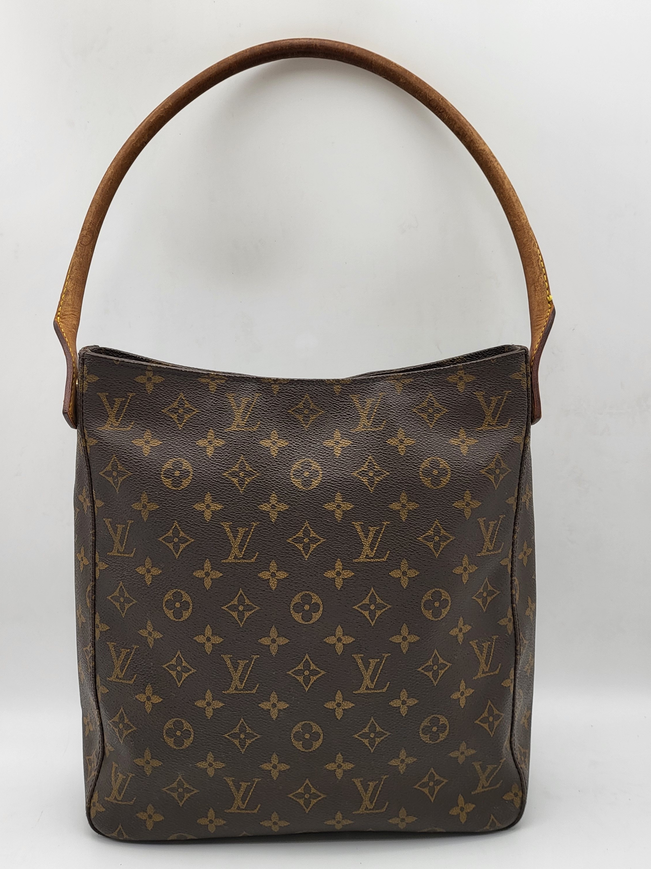 Louis Vuitton Monogram Canvas Looping Gm, Authentic..